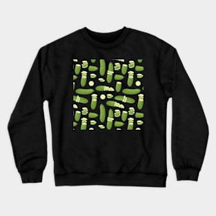 cucumber pattern Crewneck Sweatshirt